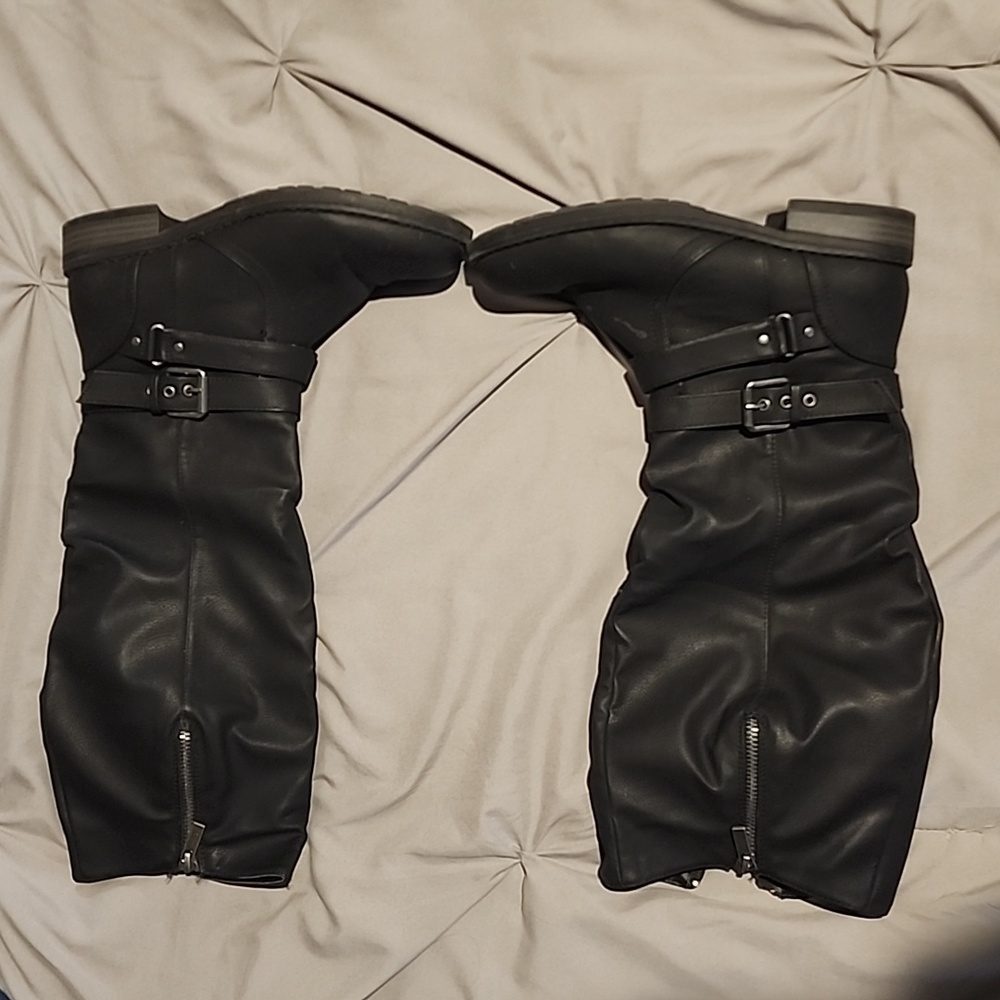 Black boots